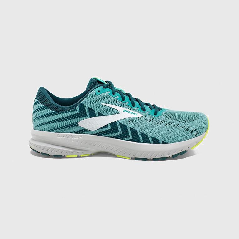 Tenis Brooks Launch 6 - Zapatillas Para Correr En Asfalto Mujer - Verde (IBTE-28139)